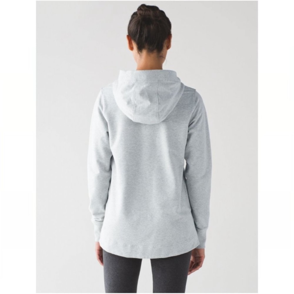 Lululemon Split Pullover Heathered Light Grey / S… - image 2